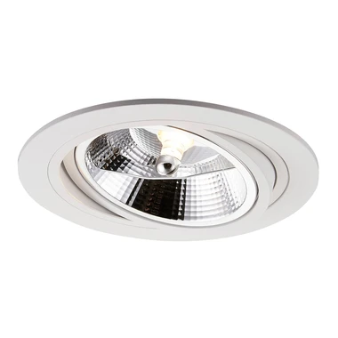 Zapuštěné halogenové svítidlo očko bílé CHUCK 16 cm