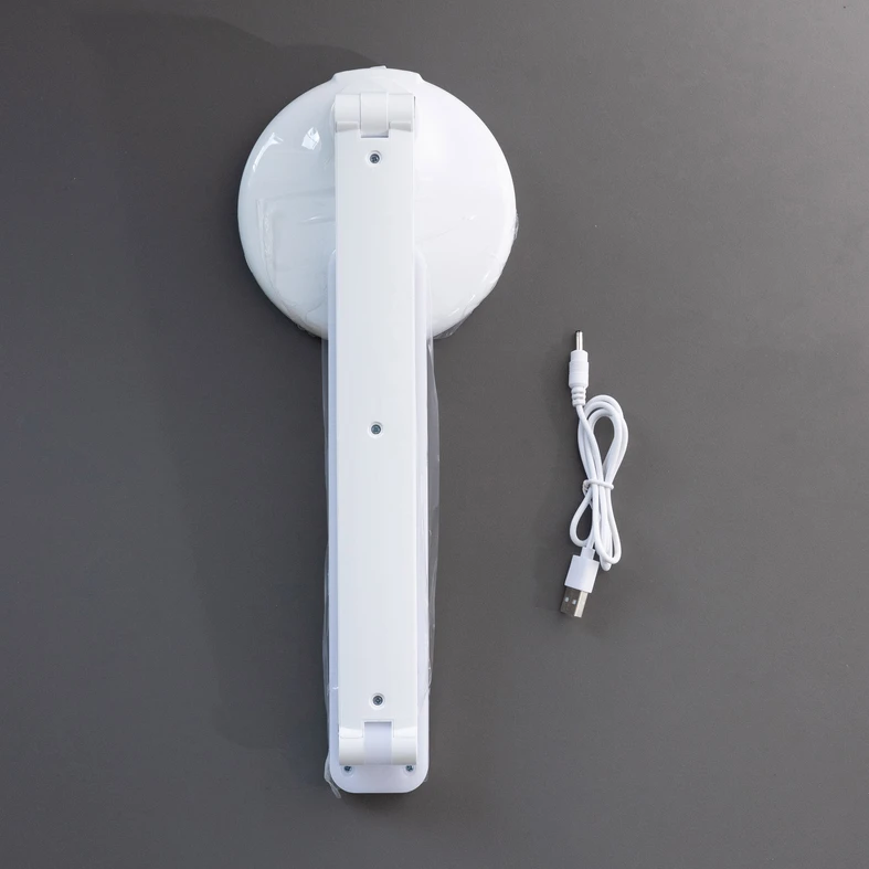 Bílá stolní lampa LED 6W s USB nabíjením