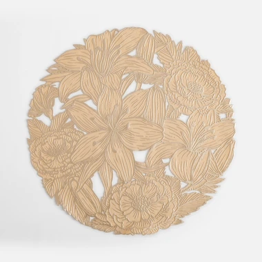 Kulaté prostírání zlaté 38 cm