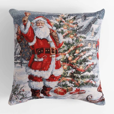 Vánoční polštář se Santou FROSTY 43x43 cm
