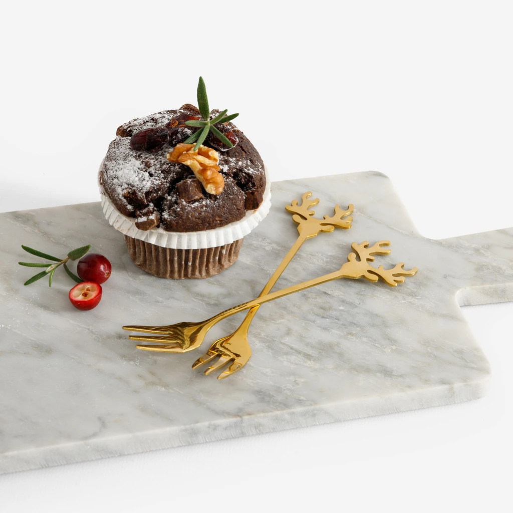 Sada vidliček s ozdobným koncem RUDOLF 4 ks