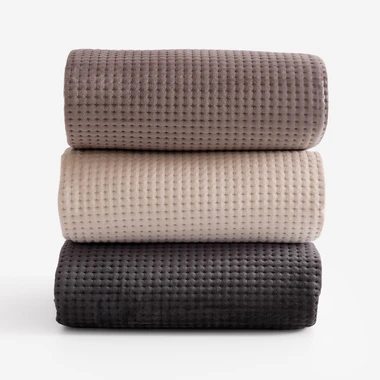 Přehoz na postel FRANKO taupe 220x240 cm