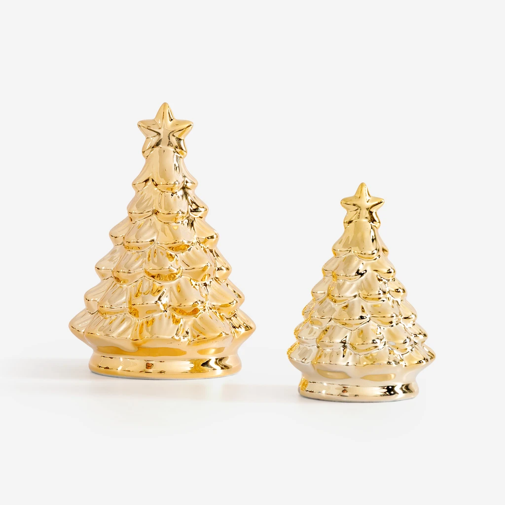 Dekorace vánoční stromeček 12 cm MIX