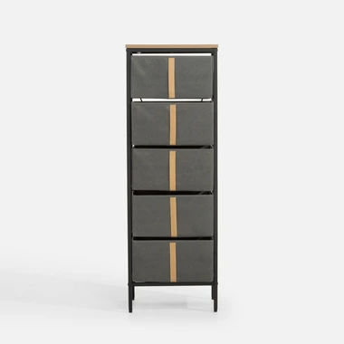 Vysoká látková komoda LENISSO