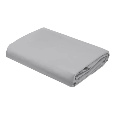 Bavlněné prostěradlo s gumičkou PURE 140x200 cm světle šedé