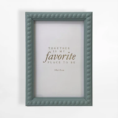Světle zelený fotorámeček 10x15 cm