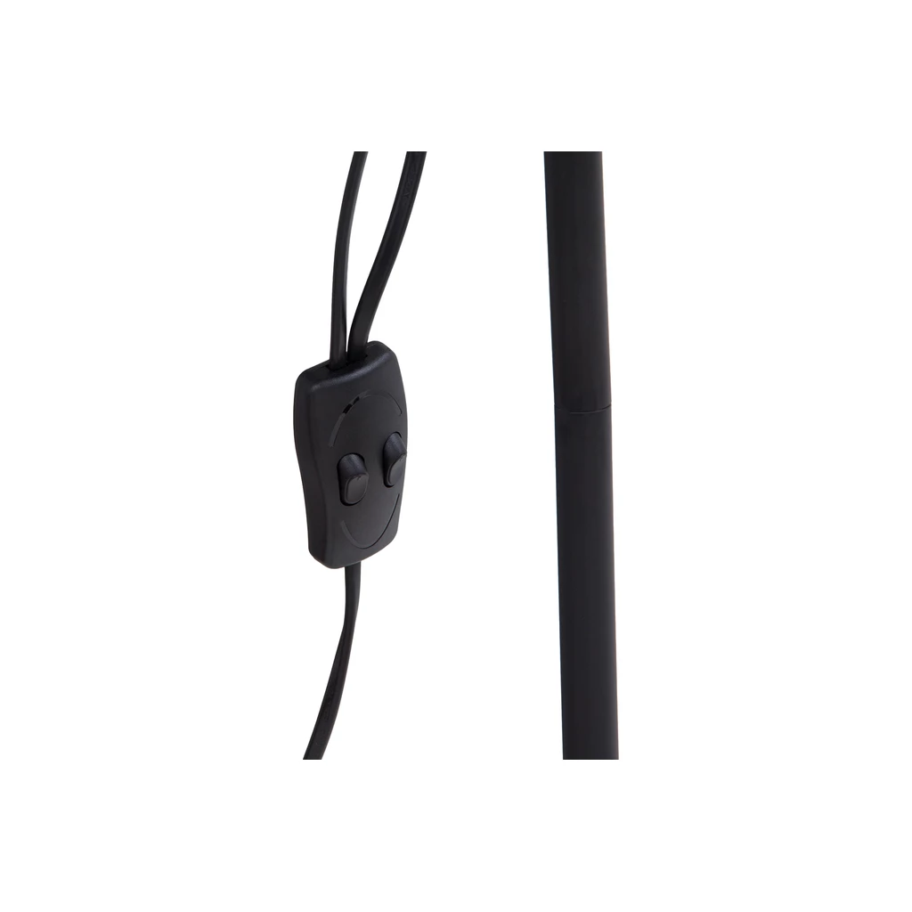 Černá stojací lampa E14 E27