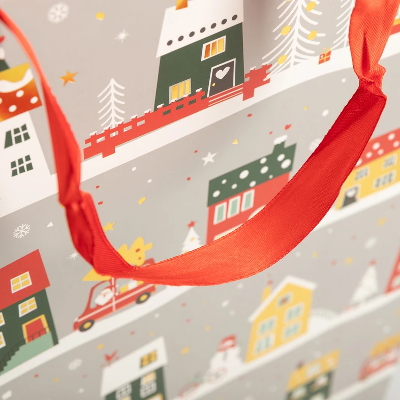 Vánoční dárková taška 41 cm MIX