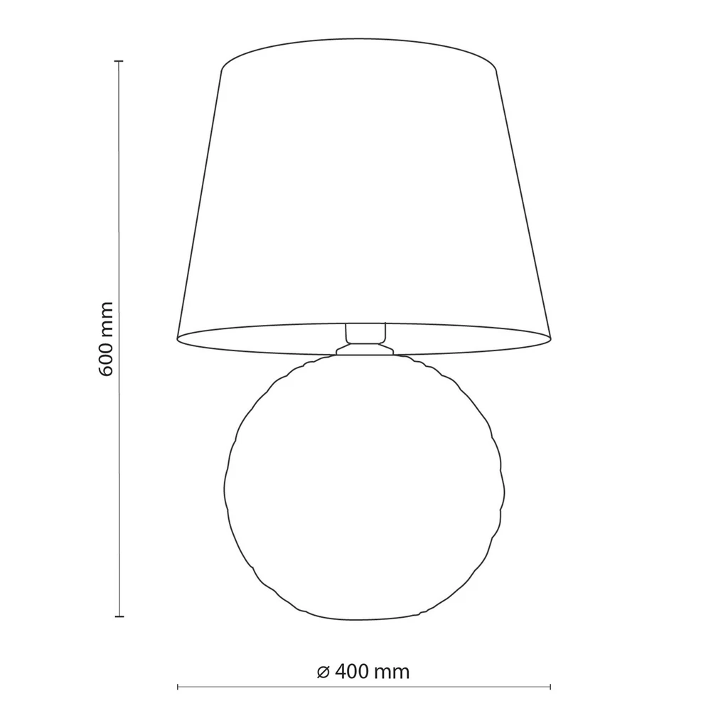 Lampa stołowa czarna SANTANA