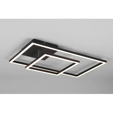 Černé stropní LED svítidlo 25W PADELLA