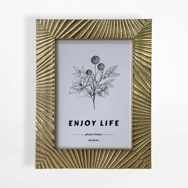 Zlatý glamour fotorámeček 10x15 cm