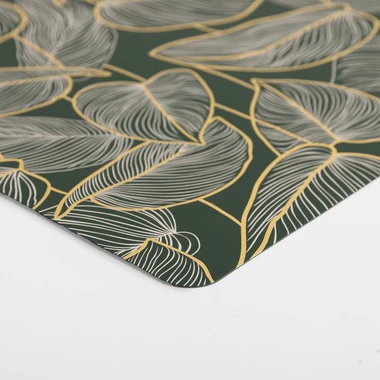 Zelené prostírání LISTY 43,5x28,5 cm