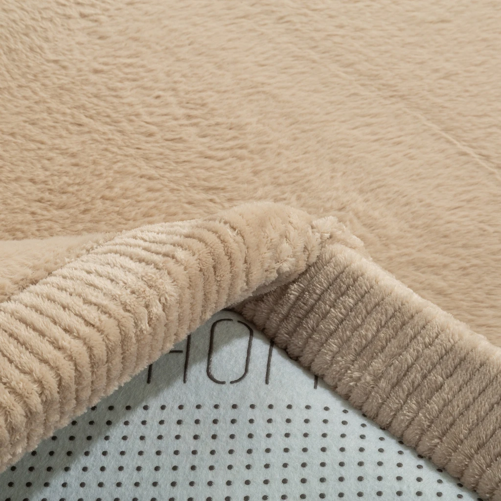 Koberec béžový PUFFY SOFT 120x120 cm