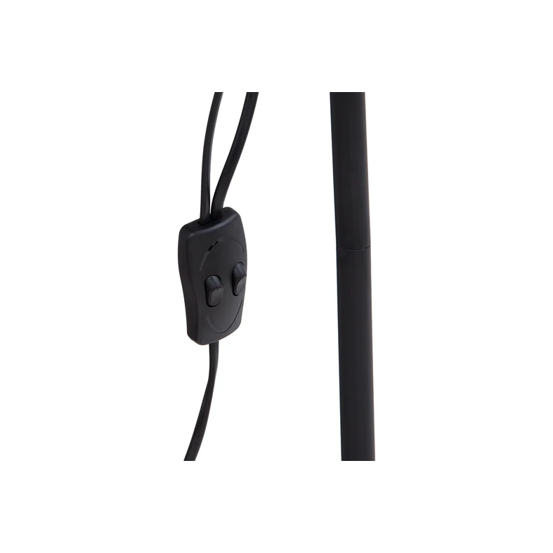 Černá stojací lampa E14 E27