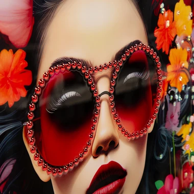 Obraz na plátně RETRO ŽENA II 80x80 cm