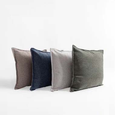 Světle šedý povlak na polštář LIBRA 45x45 cm