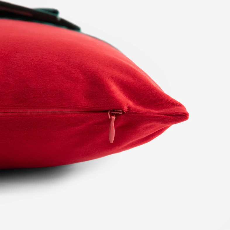 Polštář s mašlí červený GIFT 45x45 cm