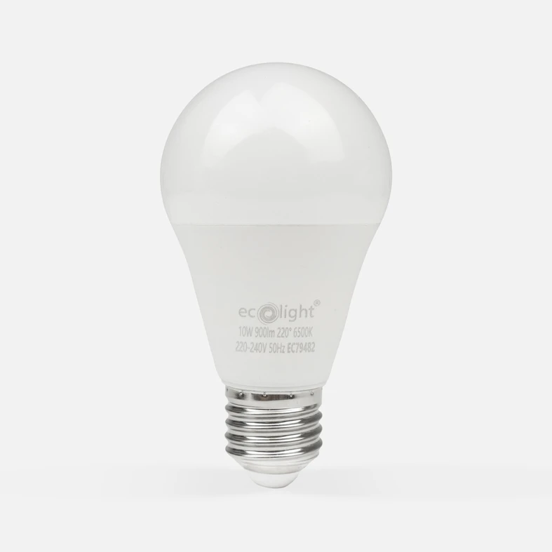 Model żarówki EC79482 LED CLASSIC emituje światło o zimnej barwie – 6500K i strumieniu 1000 lumenów.