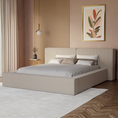 Čalouněná postel s širokým čelem GLORIA 180x200 cm