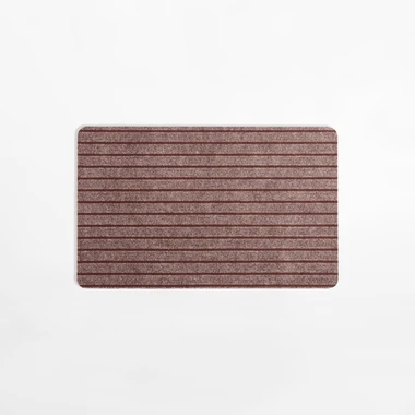 Rohožka na boty STRIPES, hnědá, 50x80 cm
