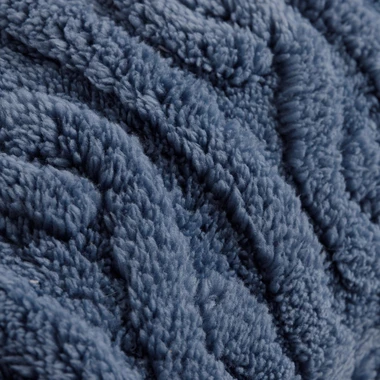 Poszewka dekoracyjna niebieska CALGARY 45x45 cm