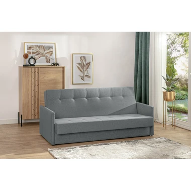 Šedá rozkládací pohovka VINI