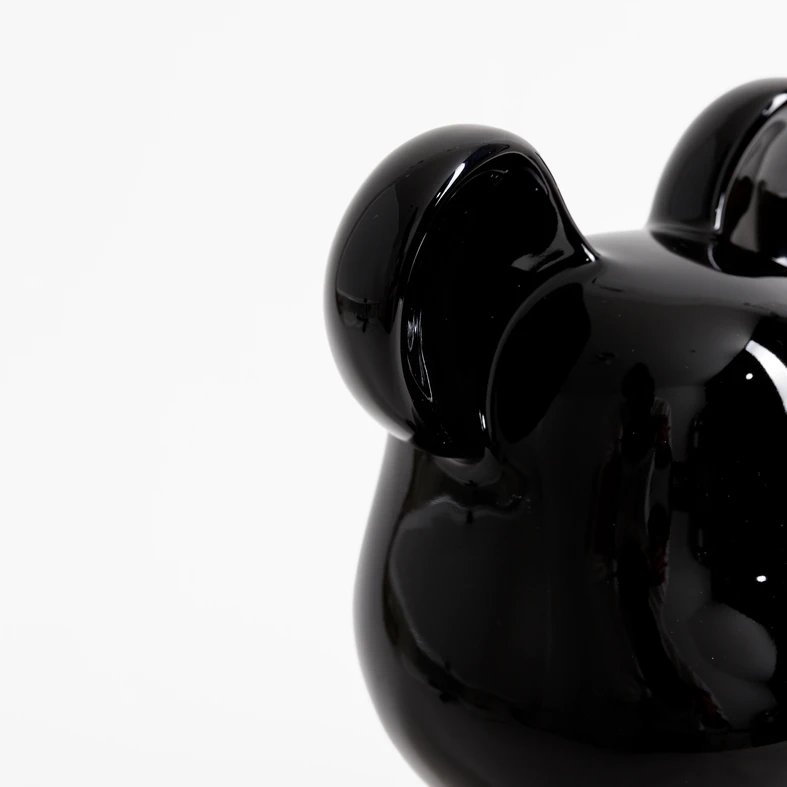 Dekorační figurka MEDVĚD černá