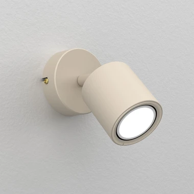 Béžové bodové nástěnné svítidlo DEMIA