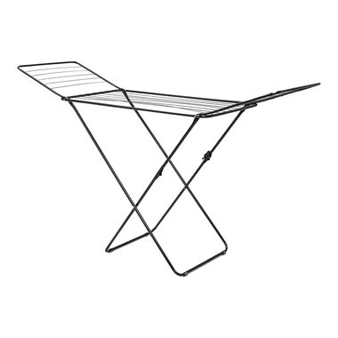 Černý sušák na prádlo KOLIBRI