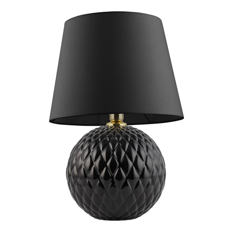 Lampa stołowa czarna SANTANA