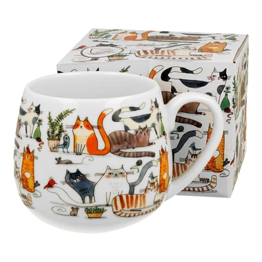 Hrnek SVĚT KOČEK LÍNÉ KOČKY 430 ml