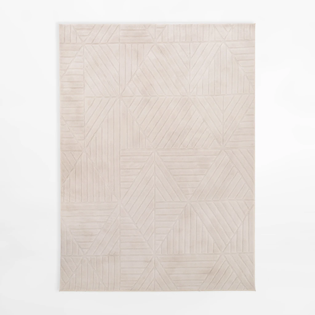 Moderní koberec MODERNO, krémový, 160x230 cm