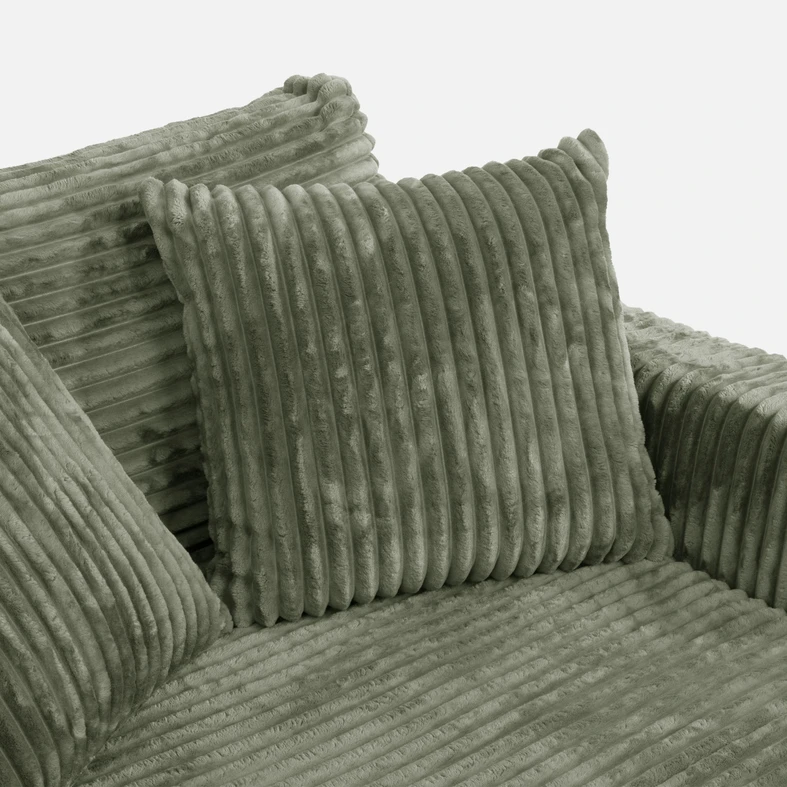 Křeslo loveseat zelené NOEMI