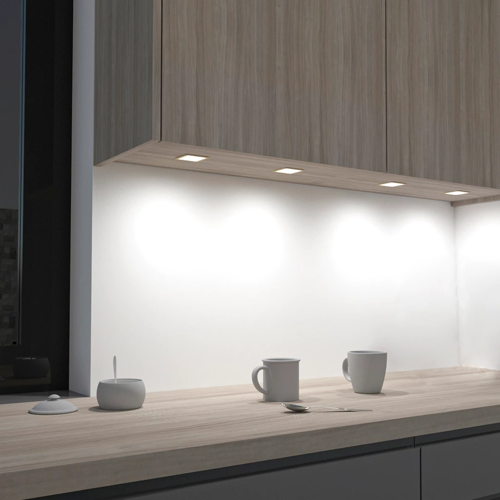 Osvětlení LED RGB 4-bodové SQUARE s ovladačem