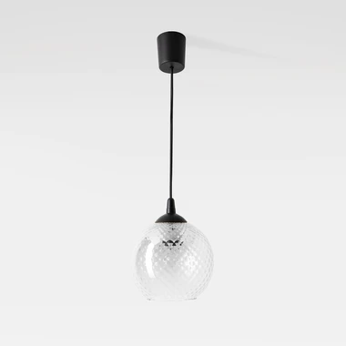 Průhledné závěsné svítidlo MIX fi 18 cm