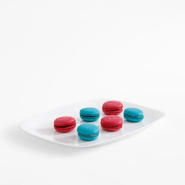 Servírovací talíř GRANGUSTO bílý 33x24 cm