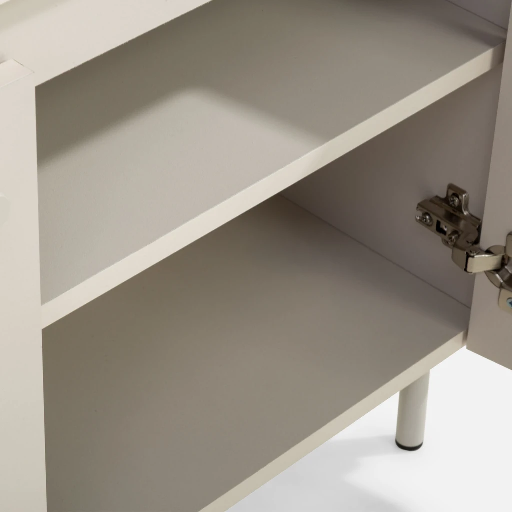 Kašmírový TV stolek na kovových nožkách TORINO