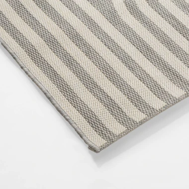 Šedý geometrický koberec PIATTO 80x150 cm